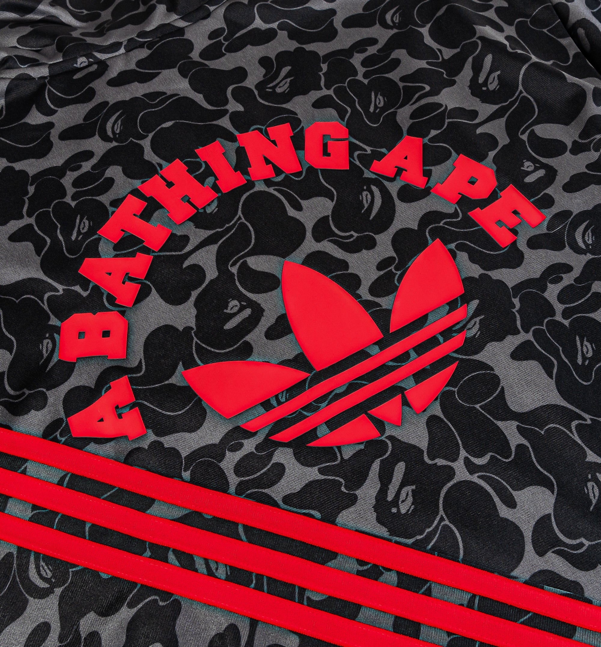 Bape x Adidas All Over Print Mens Track Top - Black、mySite、dreamappss