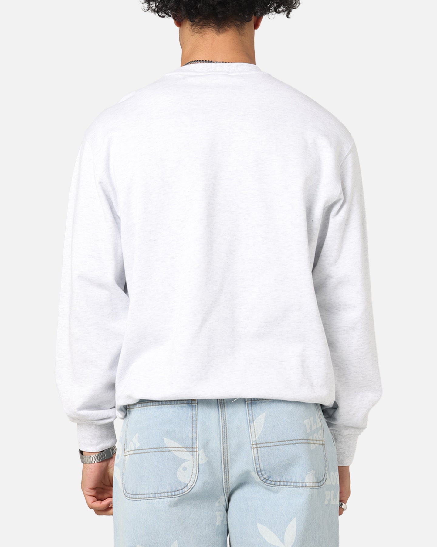 New Era New York Yankees MLB Team Logo Crewneck Grey、mySite、zt4zffjzw