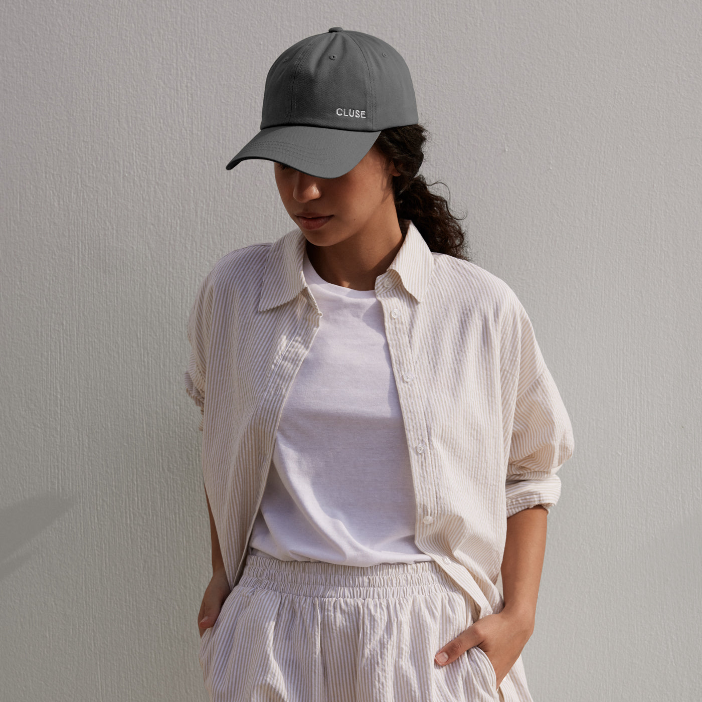 Cap Dark Grey, Off White Logo、mySite、botmansion