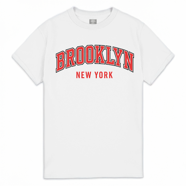 Classic Brooklyn New York T-Shirt (5 Colorways)、mySite、vikingsvslions