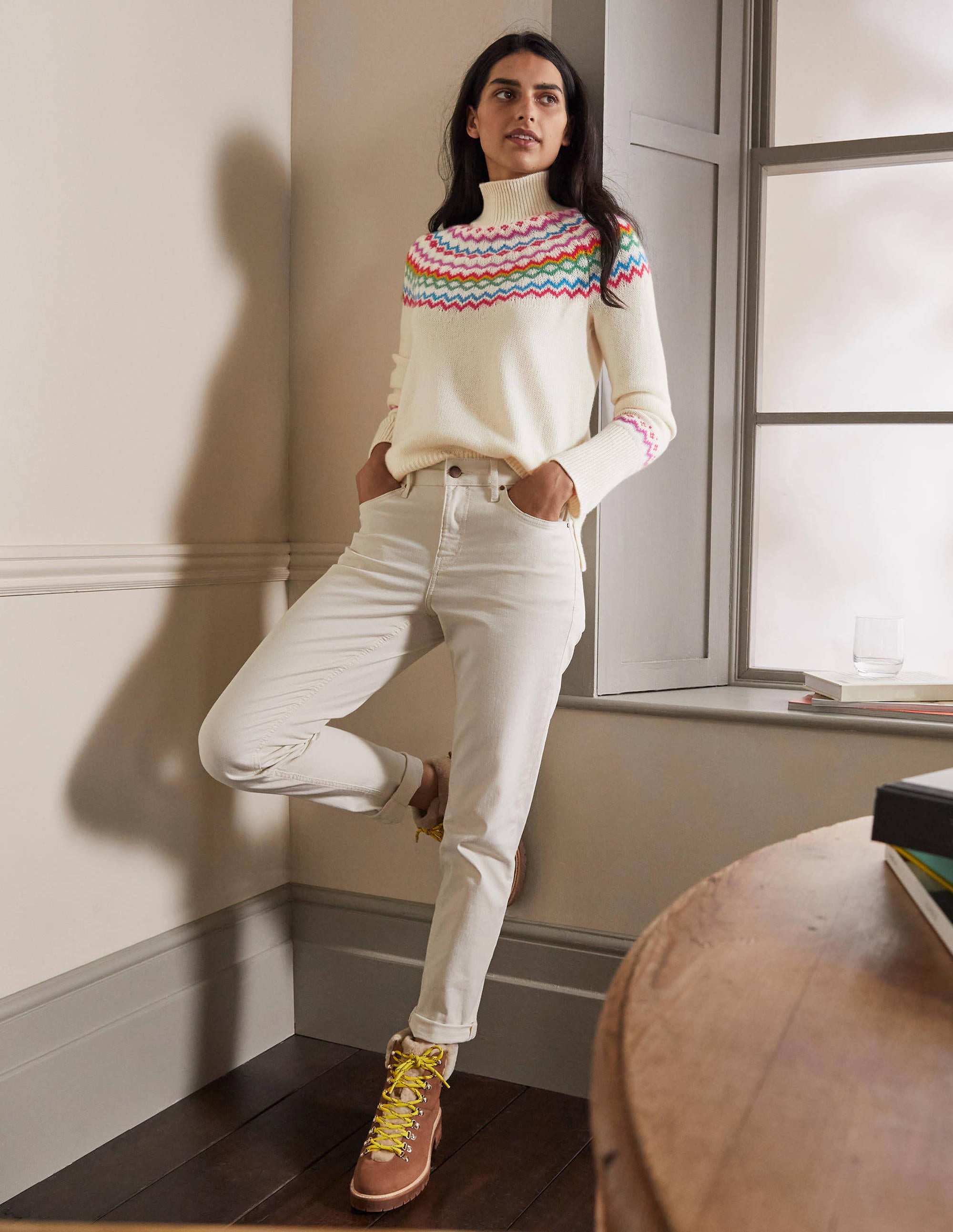  Anna Cashmere Jumper-Ivory Fair Isle、mySite、ashleygrahame