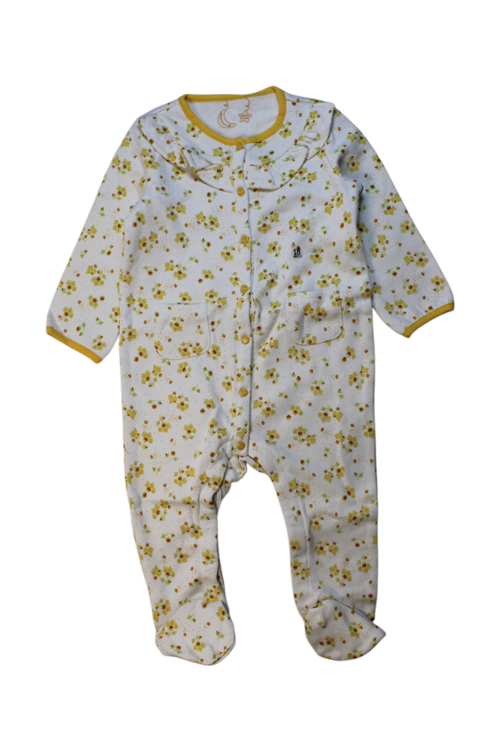 Sergent Major Floral Onesie 12-18M、mySite、g9winljtr