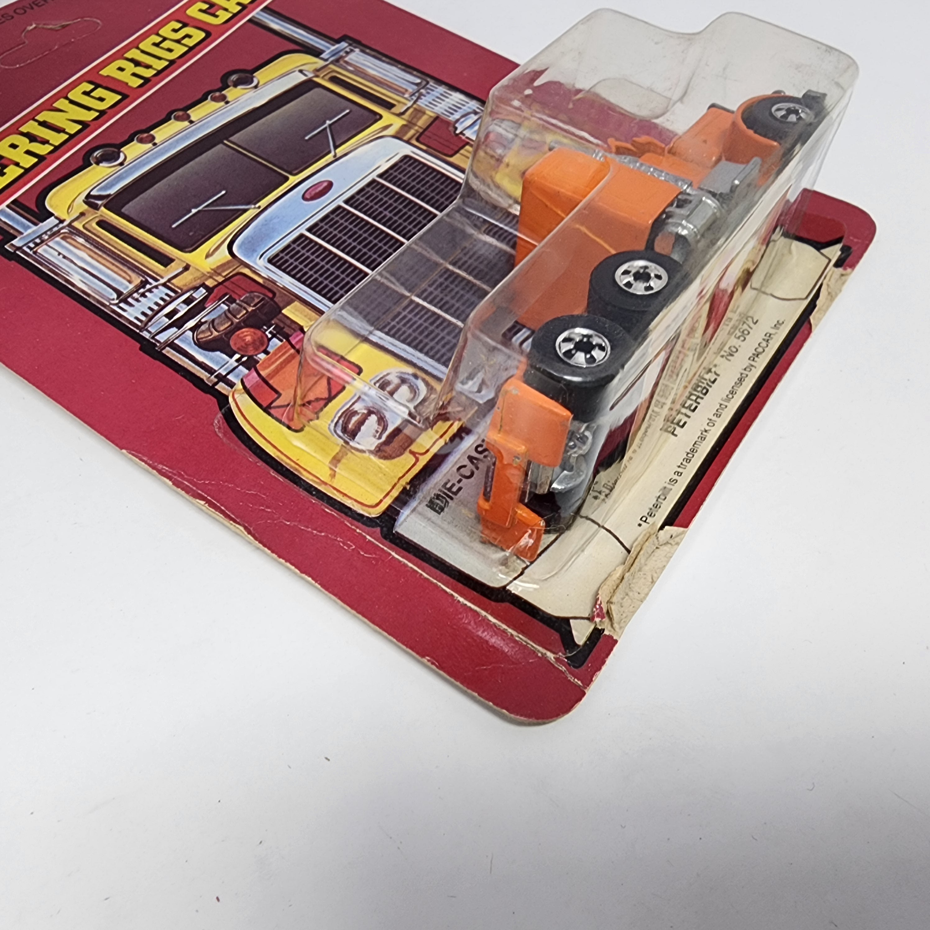 Peterbilt No 5672 * Orange * 1982 Hot Wheels Hong Kong Steering Rigs、mySite、hgirdovlk