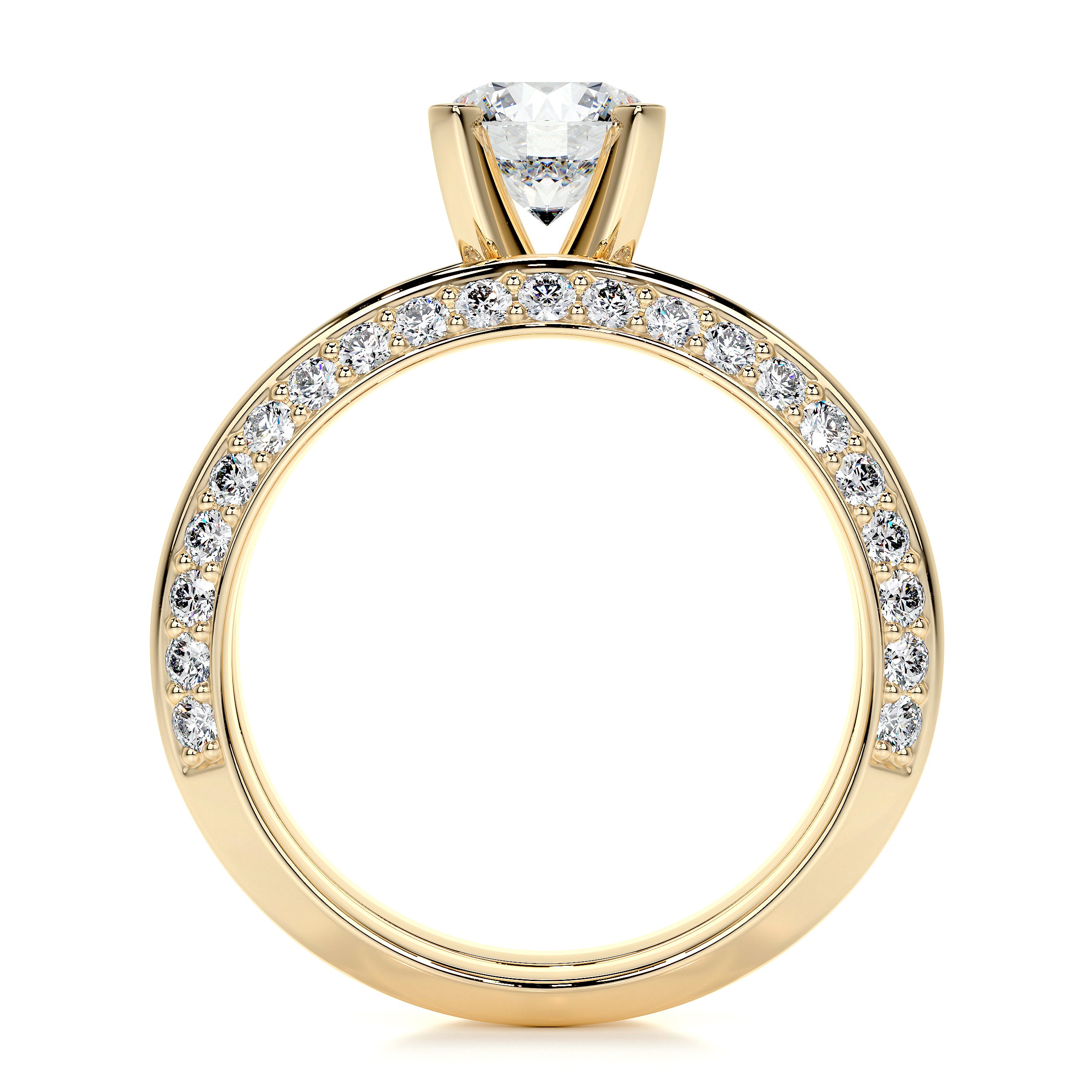Eliana Lab Grown Diamond Bridal Set -18K Yellow Gold、mySite、hinf8tx79