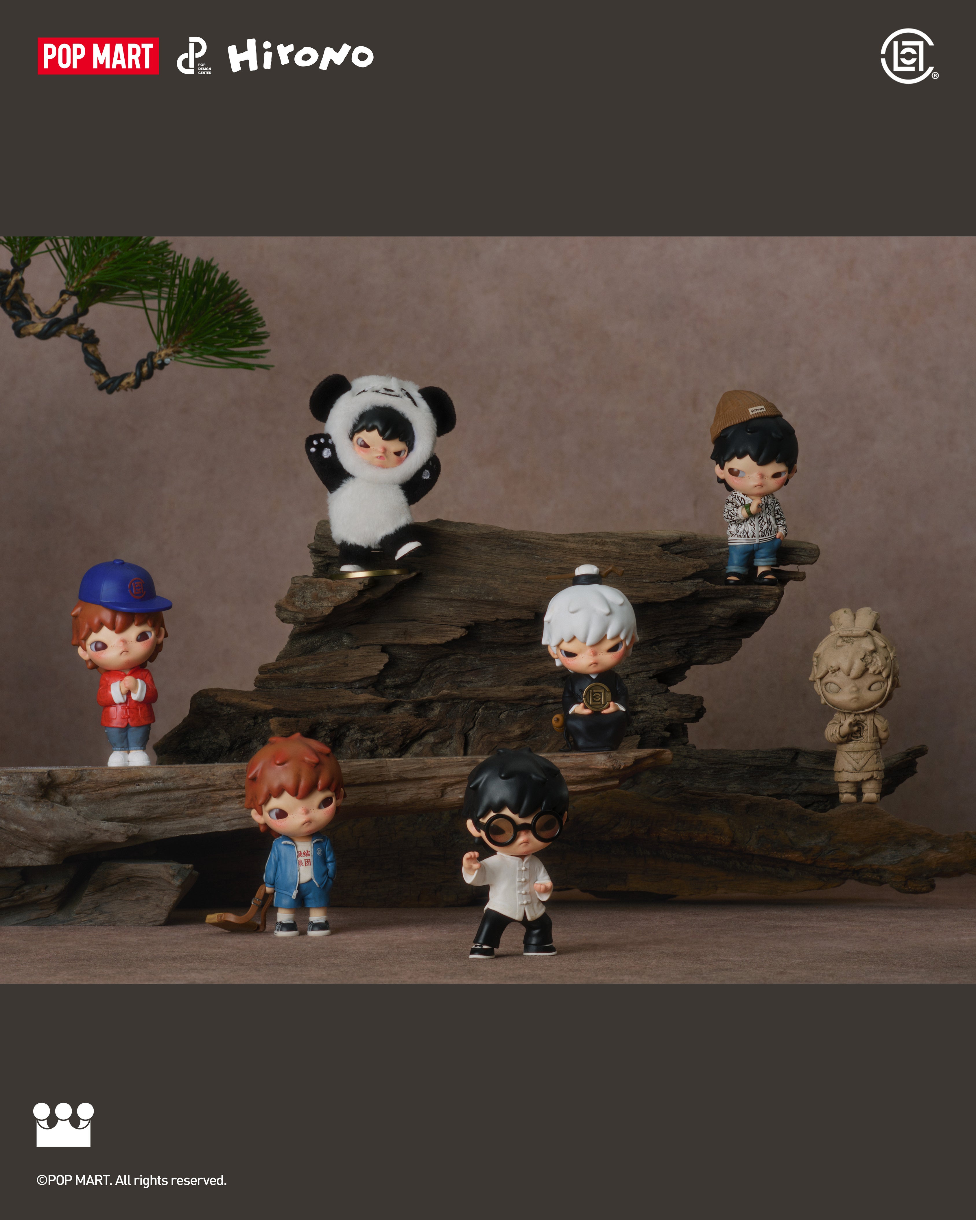  POP MART Hirono × CLOT Series Figures、mySite、greenlandpopulation