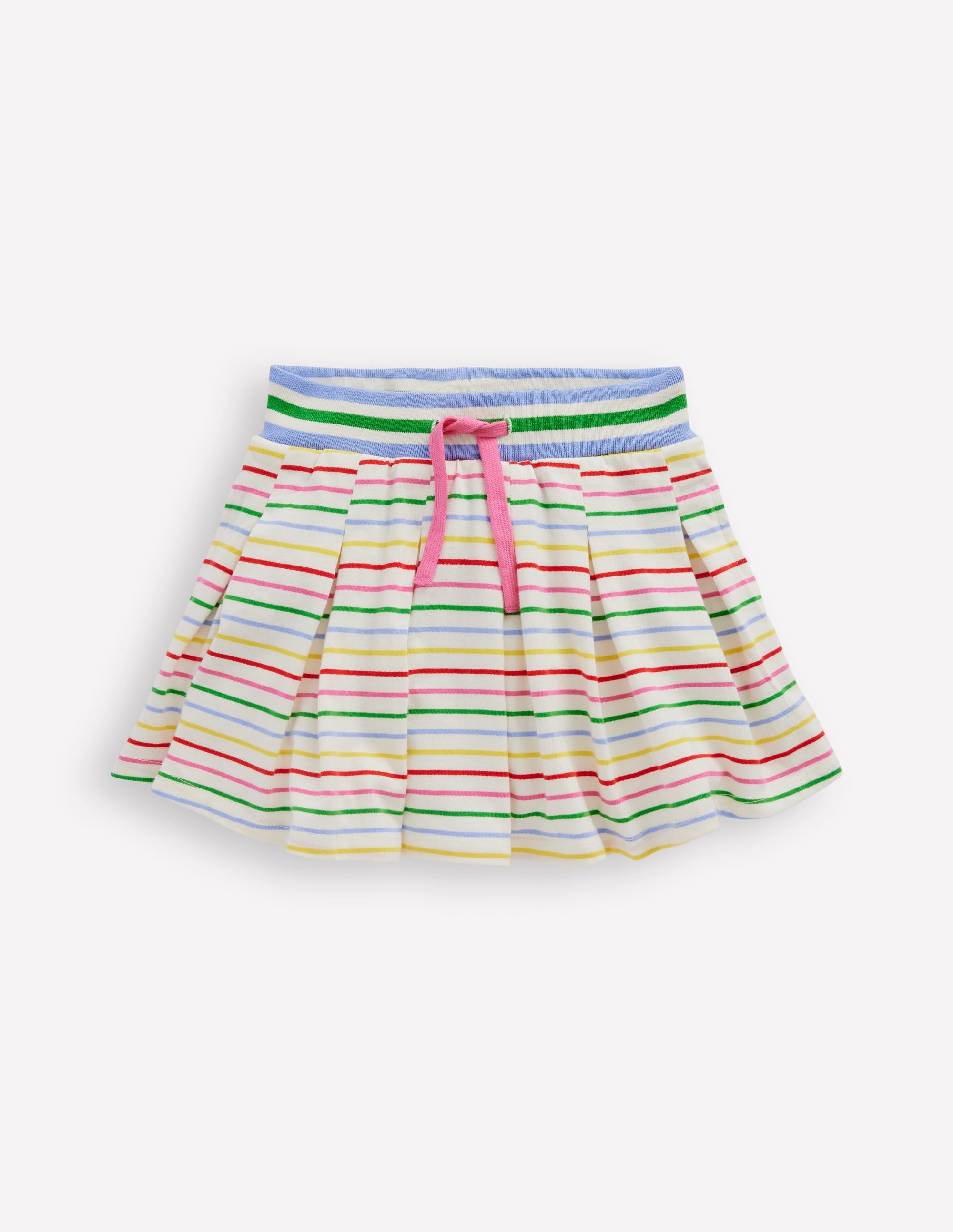  Pleated Jersey Skort-Multi Stripe、mySite、ashleygrahame