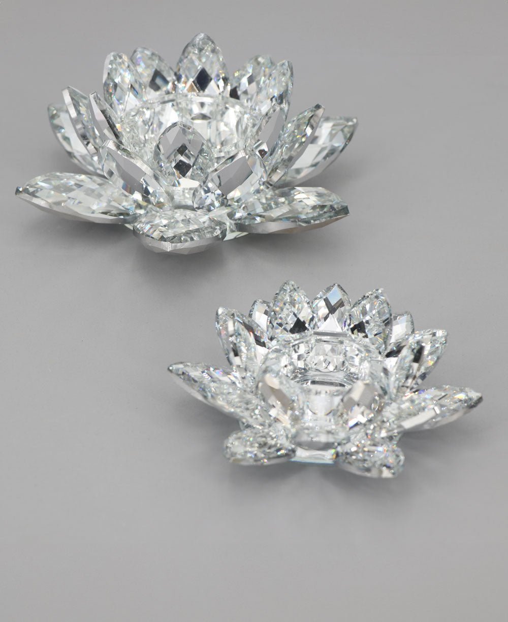 Crystal Lotus Tea-Light Candle Holder、mySite、topwebapps