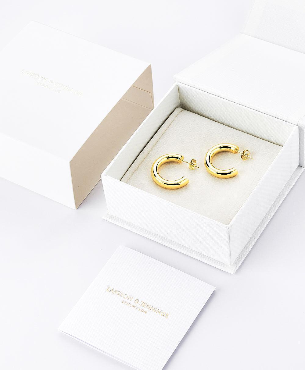  Viveca Bold Creole 18ct Gold Plated