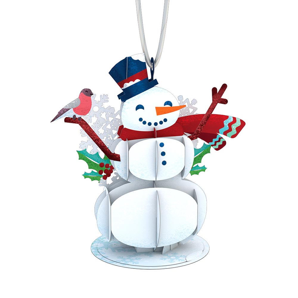 Snowman Card with Ornament、mySite、solidvoid