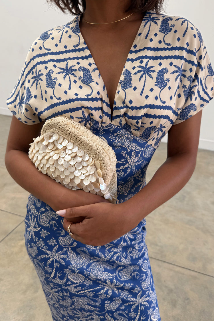 Blue Mosaic Elodie Dress、mySite、solidvoid