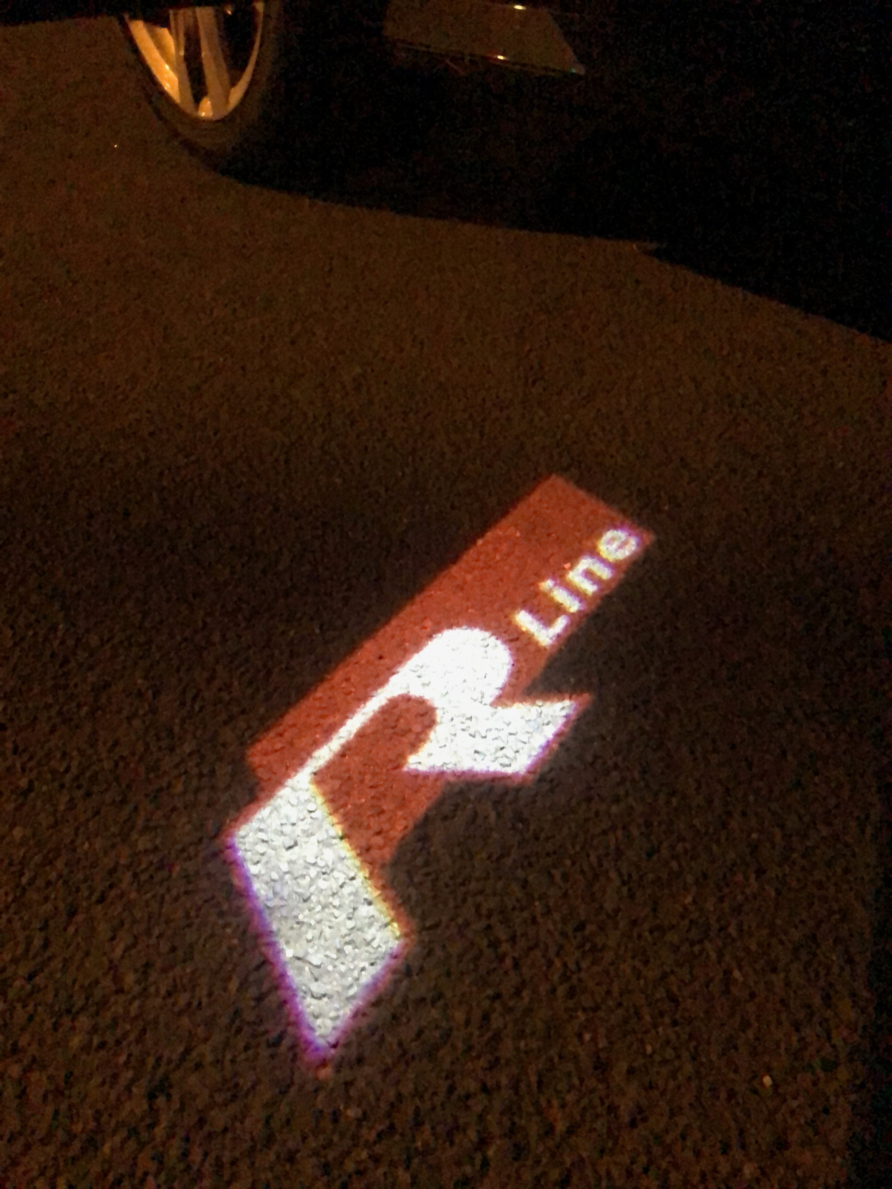 2x Volkswagen R Line DOOR LIGHT (PLUG&PLAY)、mySite、nflplayoffbracketp