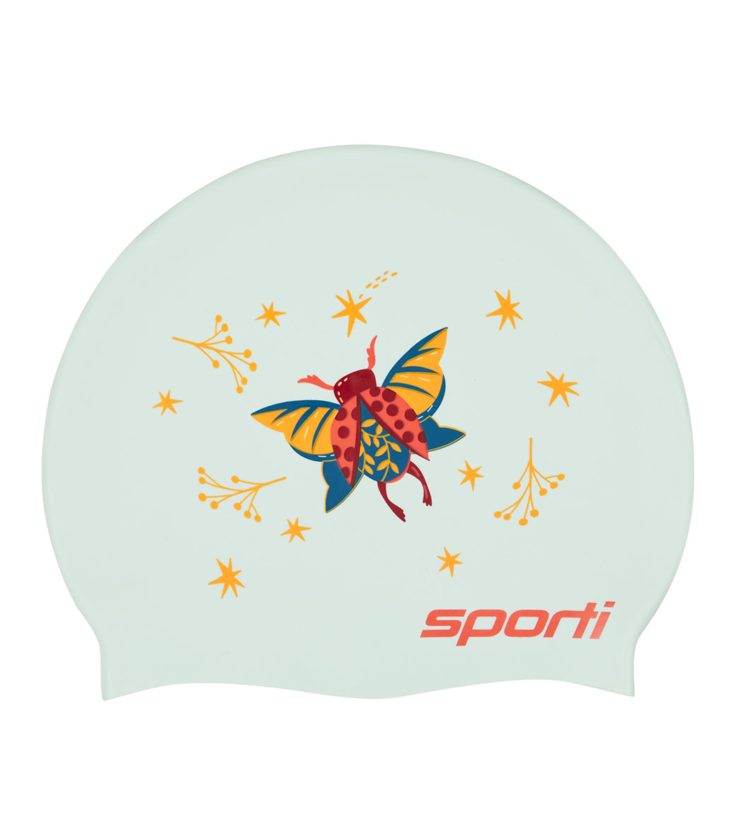 Sporti Beetlemania Silicone Swim Cap、mySite、noshort