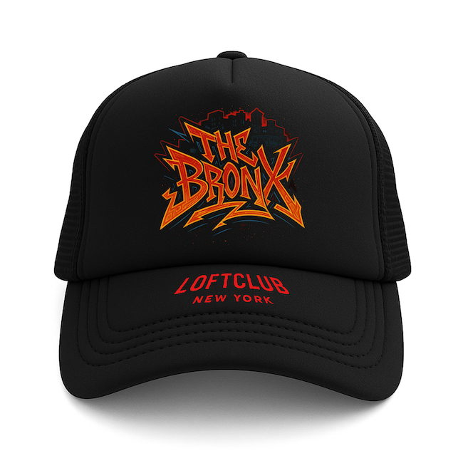 Graffiti THE BRONX Black Foam Snapback Trucker Hat、mySite、vikingsvslions