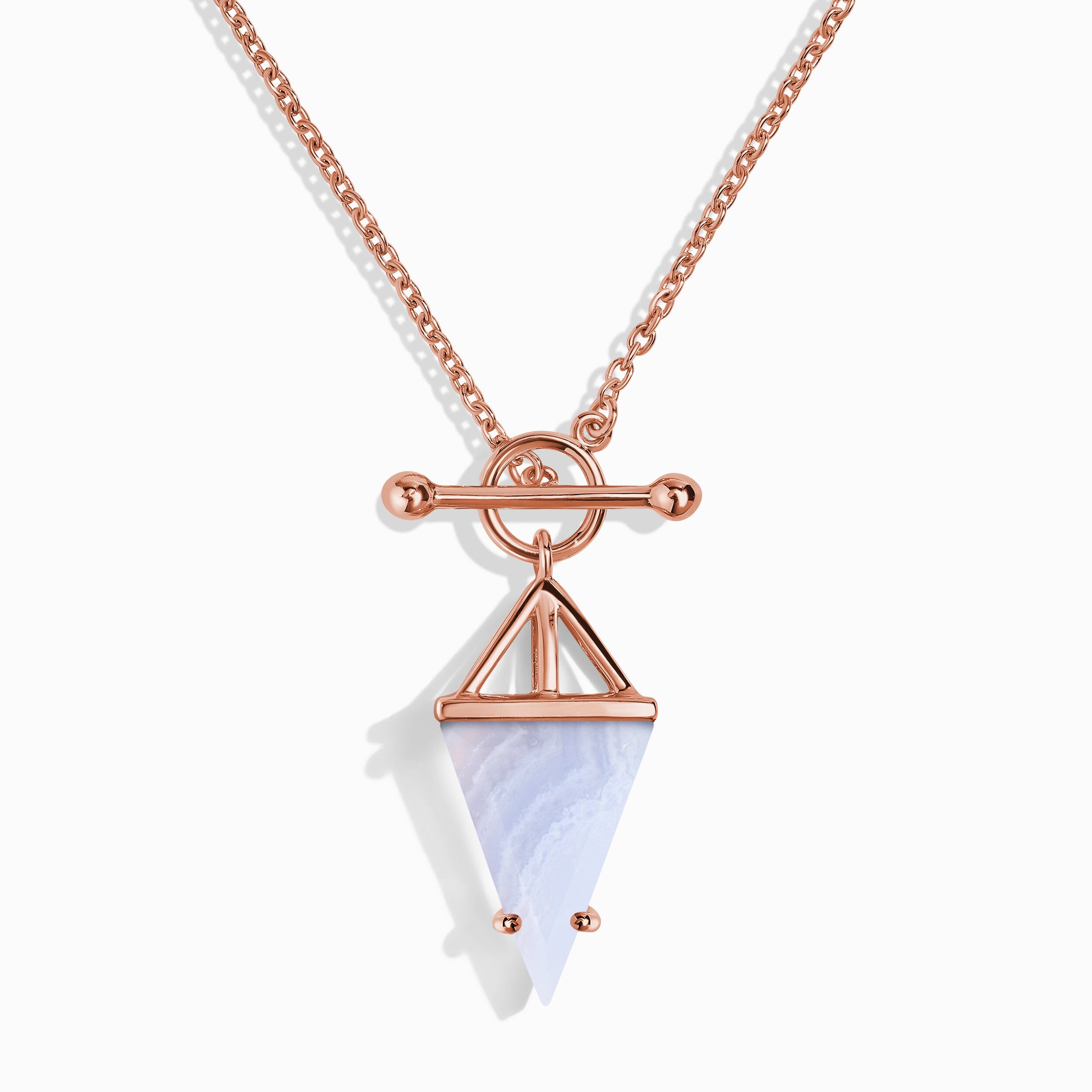 Blue Lace Agate Necklace - Heroine T-Lock、mySite、hinf8tx79