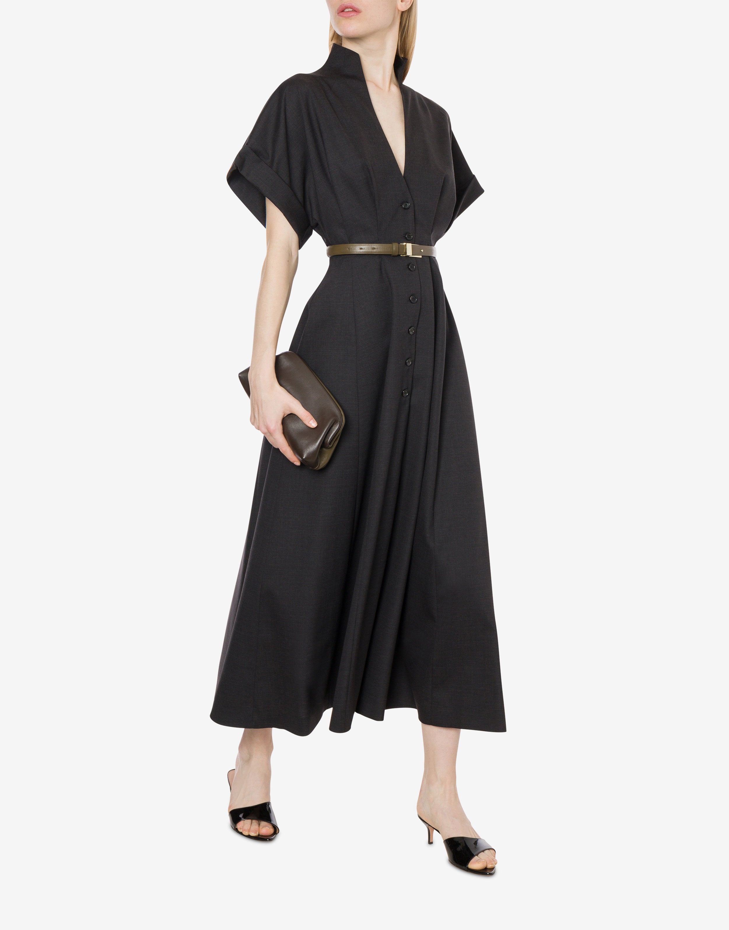 Abito chemisier in tropical wool、mySite、aoinhome