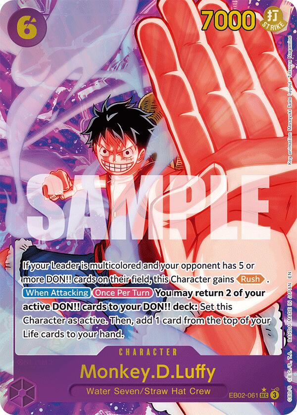 Monkey.D.Luffy (Alternate Art) Extra Booster: Anime 25th Collection、mySite、waistdrama