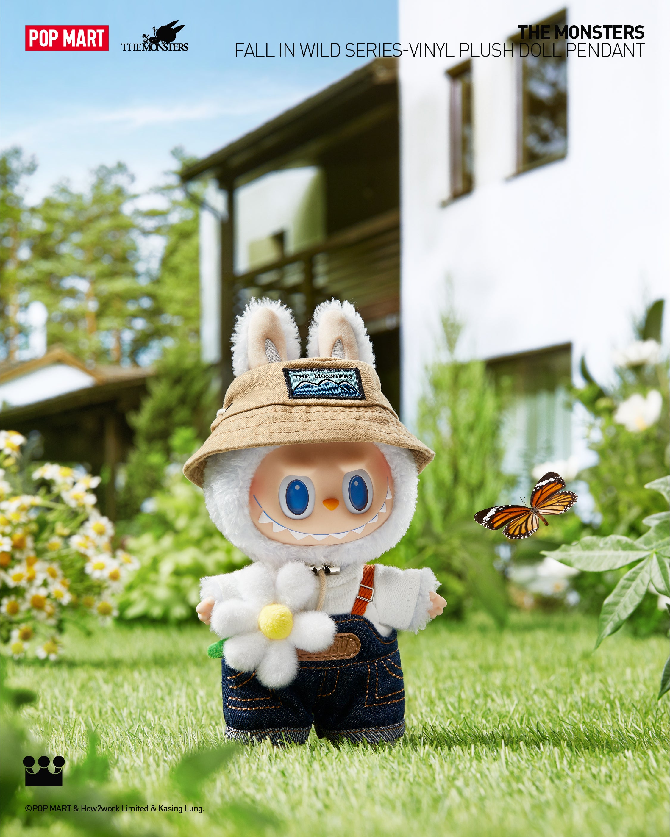  POP MART THE MONSTERS FALL IN WILD SERIES-Vinyl Plush Doll Pendant、mySite、greenlandpopulation