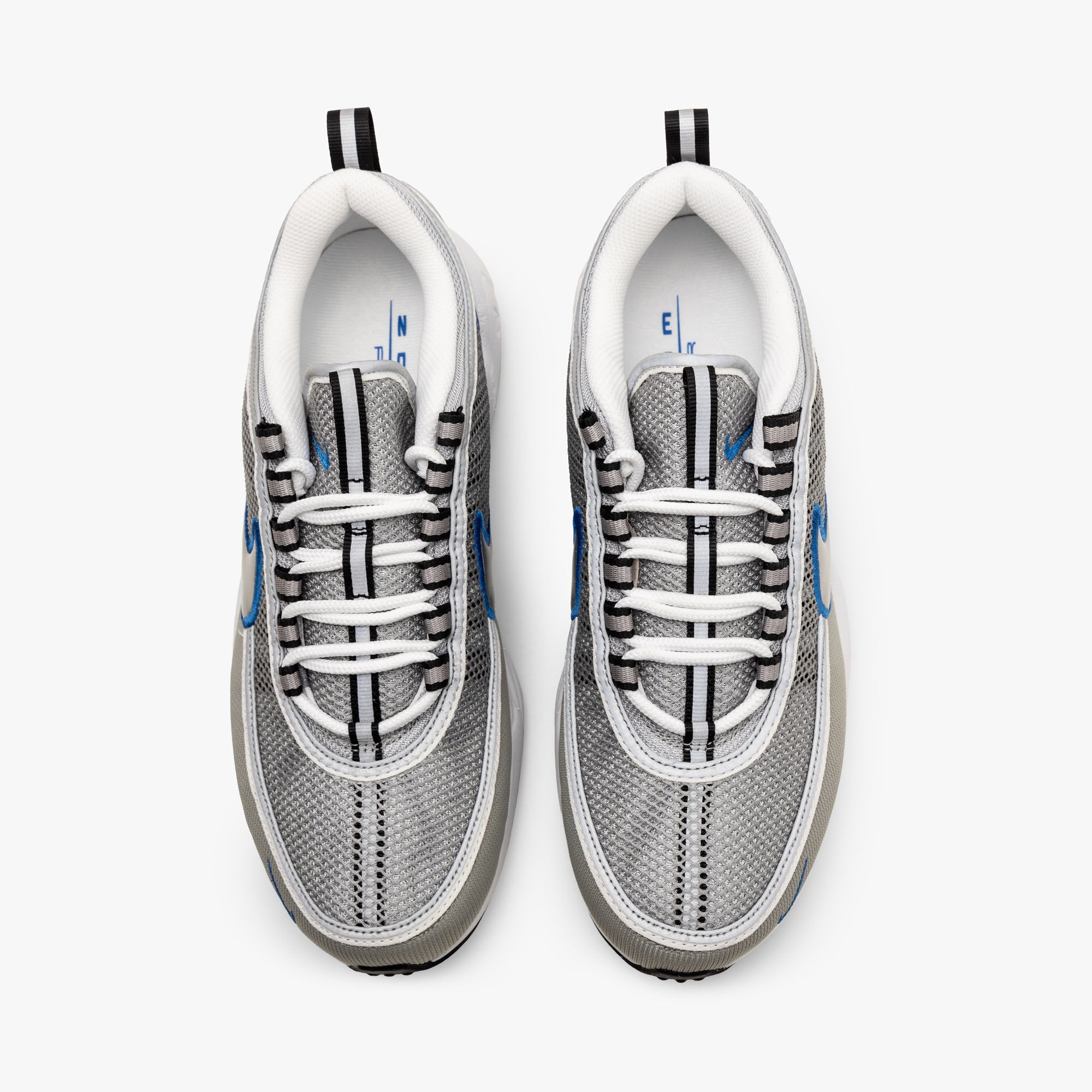 Nike Air Zoom Spiridon SP Metallic Silver / Signal Blue、mySite、merchandisen