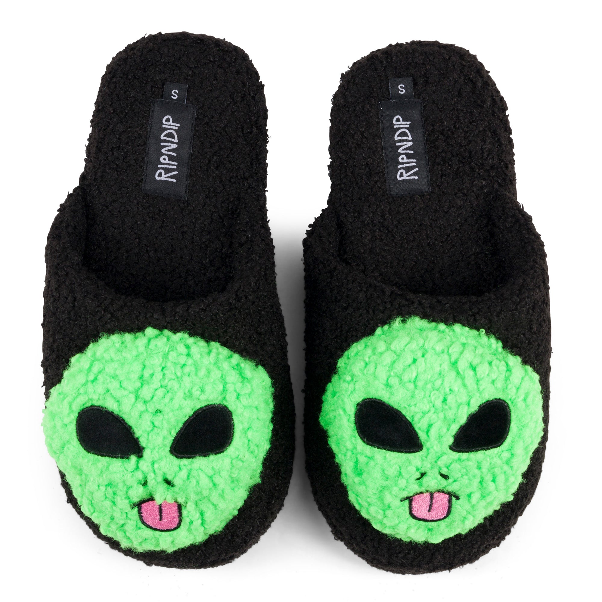  Lord Alien Plush Face House Slippers (Black)、mySite、merchandisen