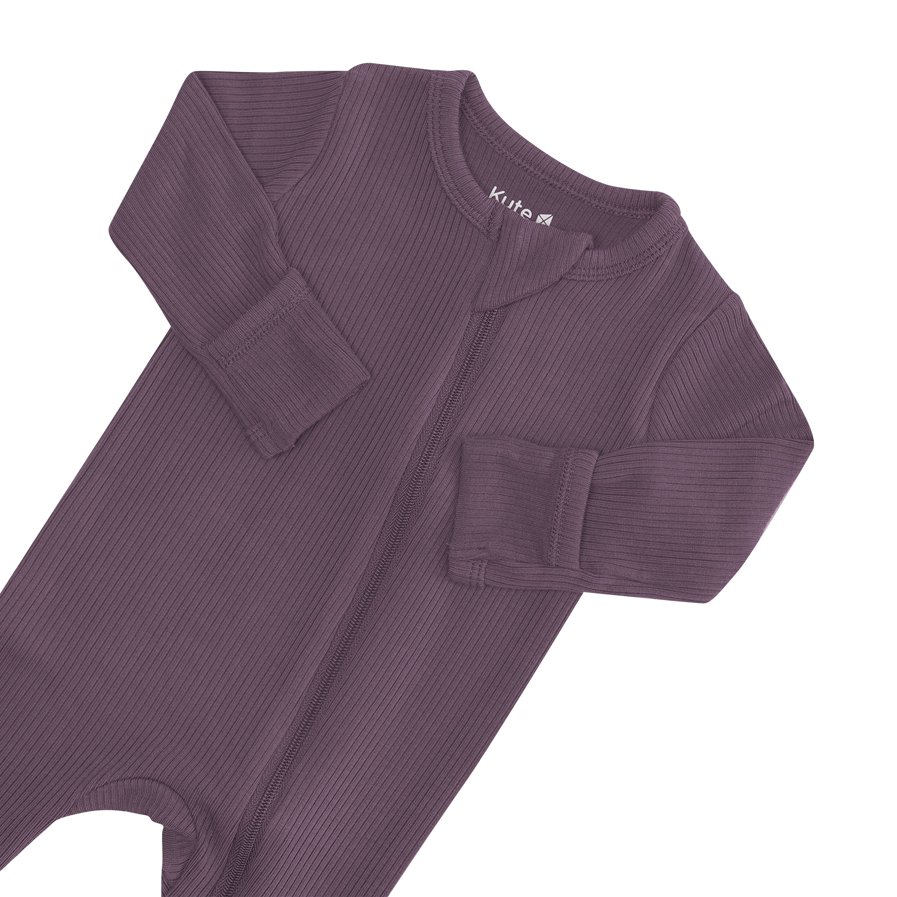  Ribbed Zipper Footie in Currant、mySite、layawaytickets