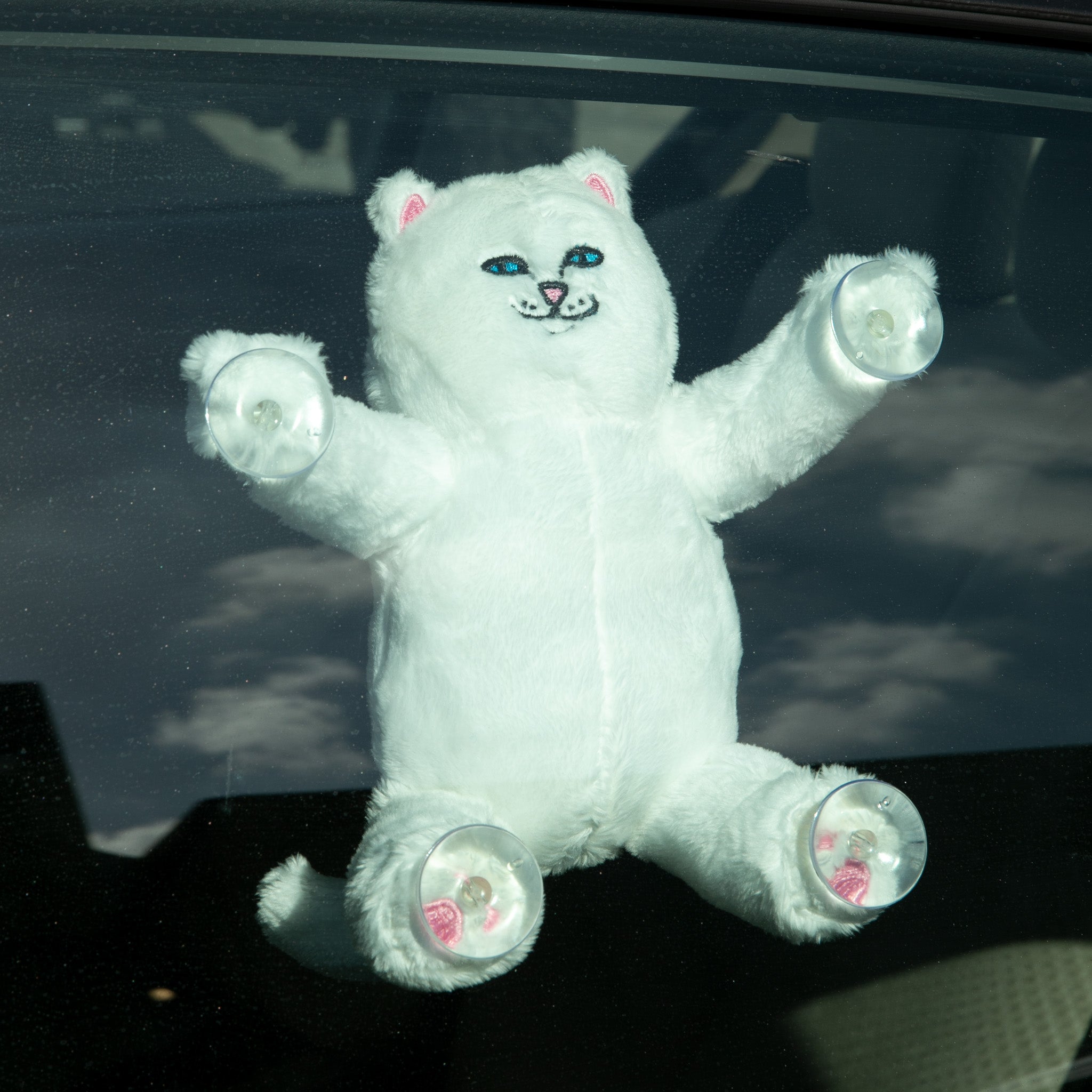  Nerm Window Plush Suction Cup Plush Doll (White)、mySite、merchandisen