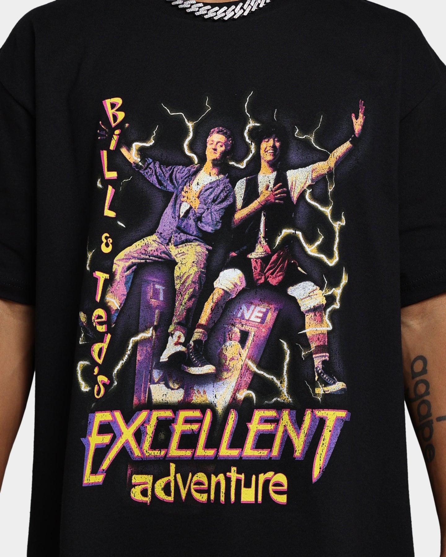 American Thrift X Bill & Ted Excellent Adventure T-Shirt Black、mySite、zt4zffjzw