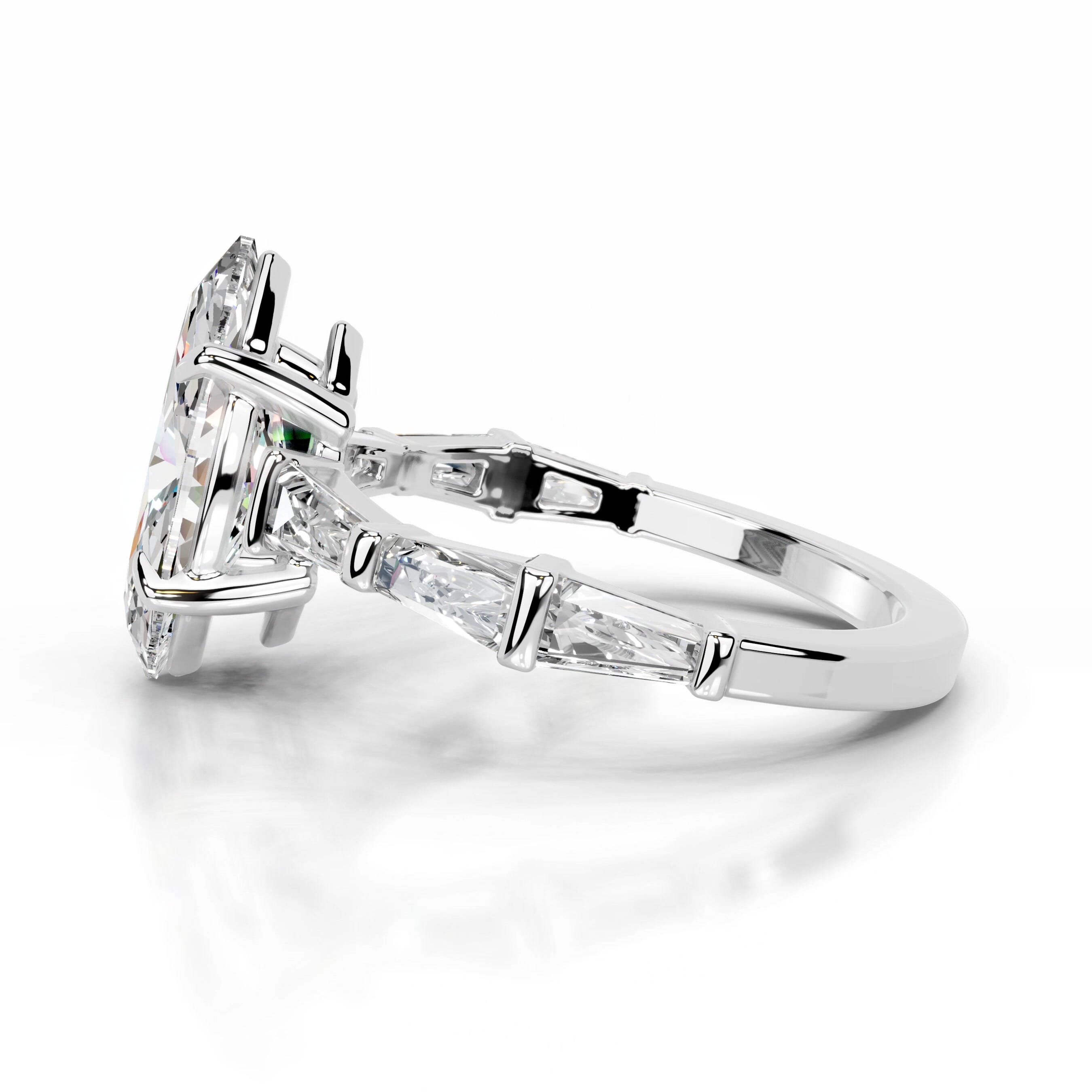 Nidia Moissanite & Diamond Ring - Platinum、mySite、hinf8tx79