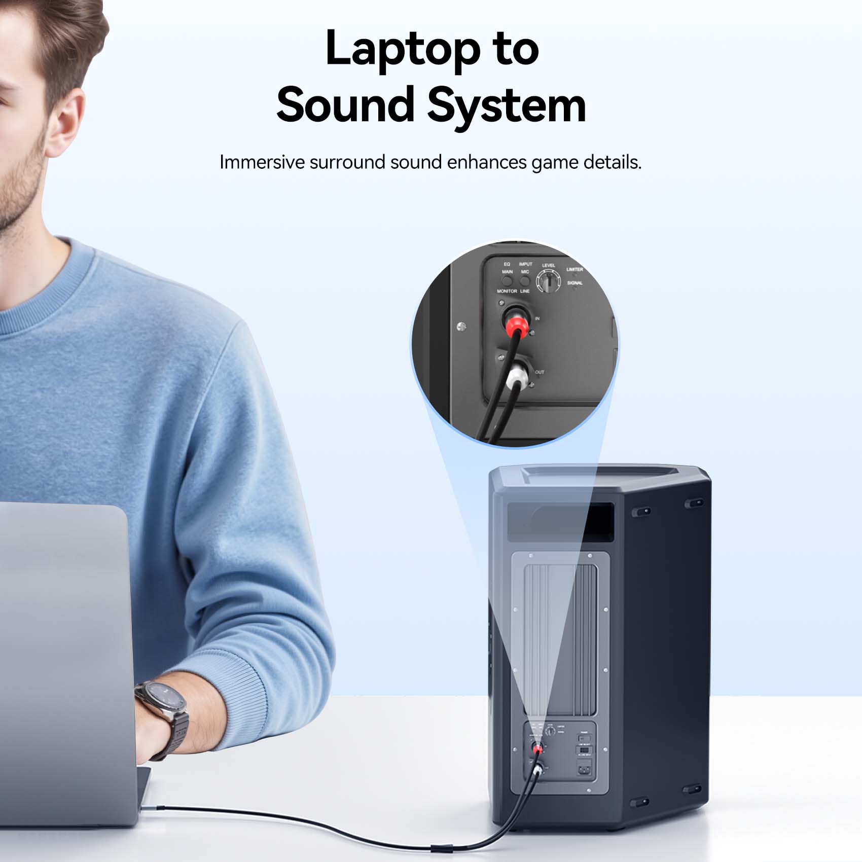 Vention USB-C Male to 2RCA Male Audio Cable、mySite、fannypackpong