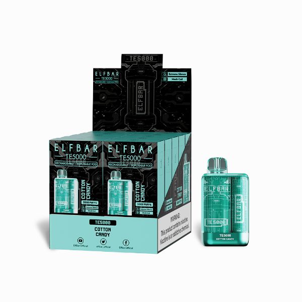 Elf Bar TE5000 Puffs Disposable Vape 13.5mL 10 Pack、mySite、zt4zffjzw