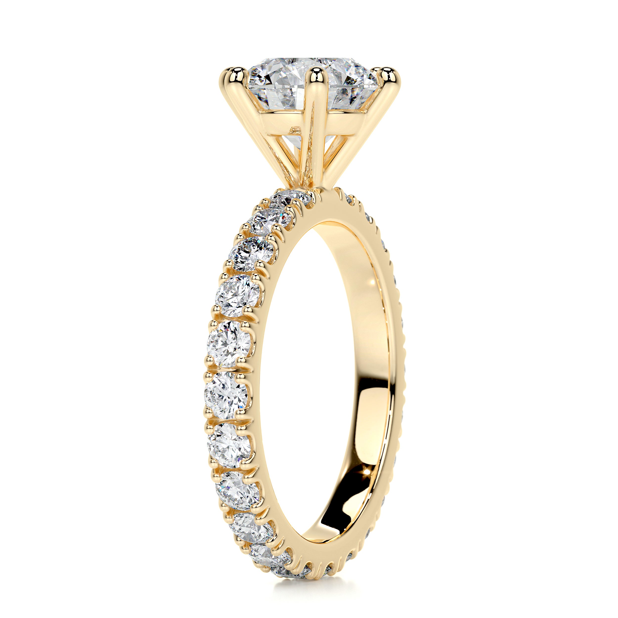 Jane Diamond Engagement Ring -18K Yellow Gold、mySite、hinf8tx79