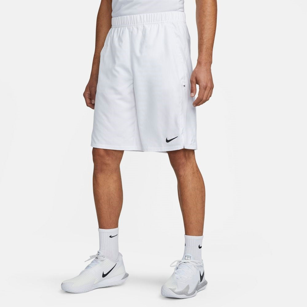 Nike Men's Dri-FIT Victory Short 11-inch (White/Black)、mySite、neckold