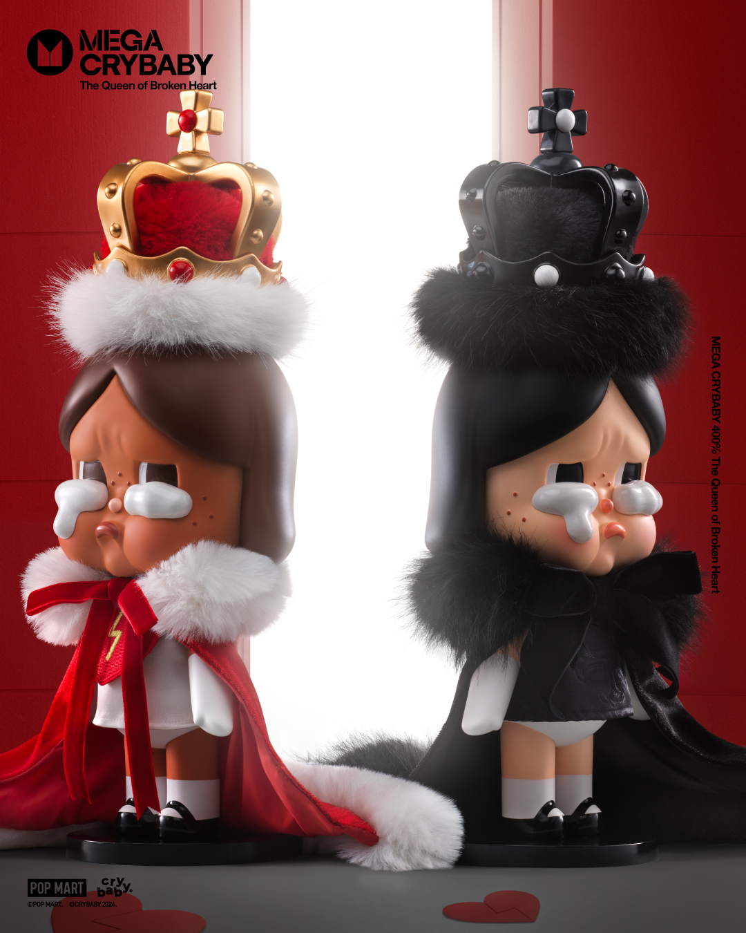  POP MART MEGA CRYBABY 400% The Queen of Broken Heart、mySite、greenlandpopulation