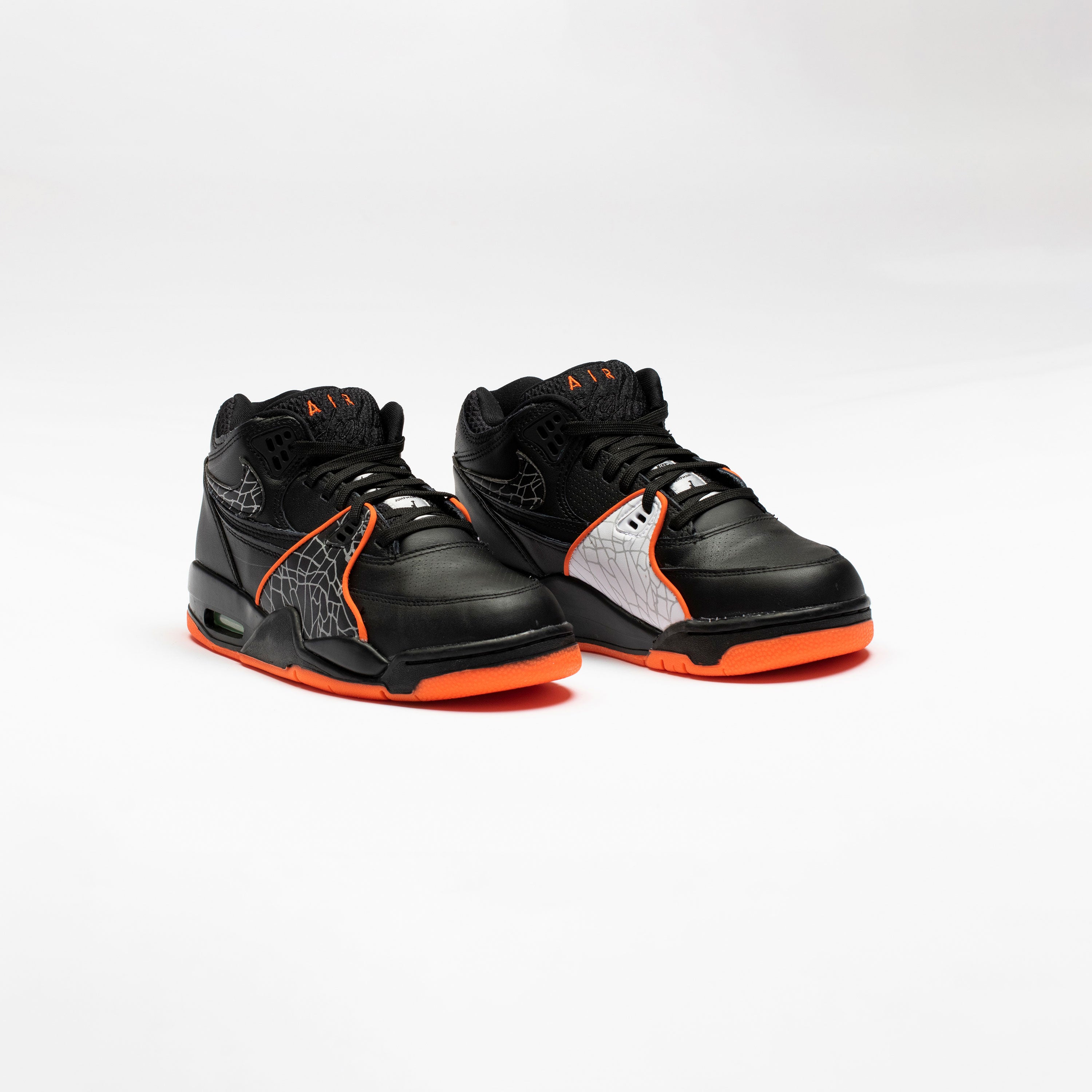 Air Flight 89 All-Star Mens Basketball Shoe - Black/Blaze Orange- Green Strike、mySite、dreamappss