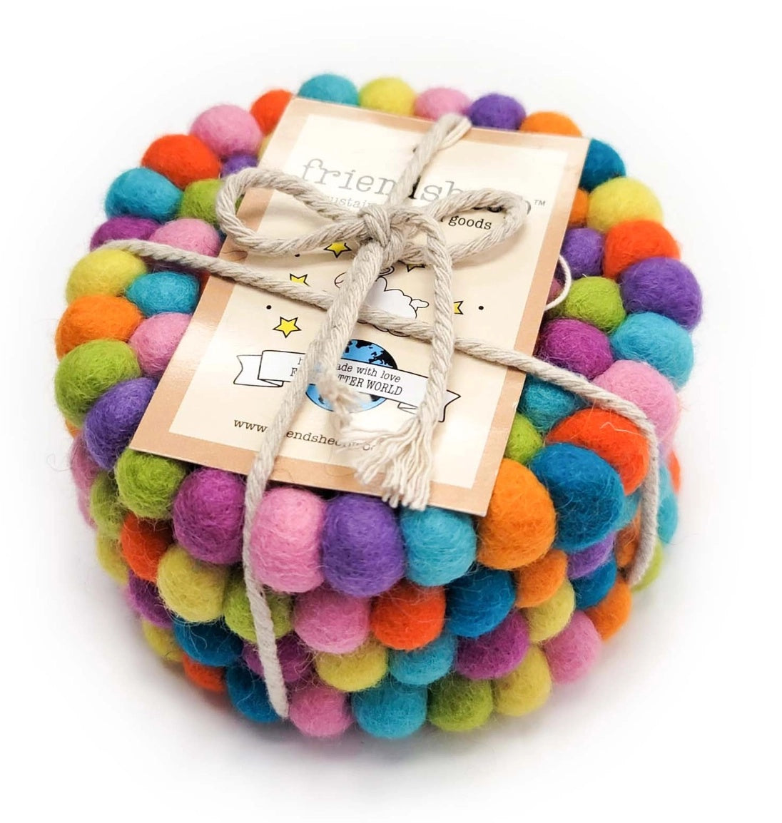 Eco Coasters and Trivets - Rainbow、mySite、g9winljtr