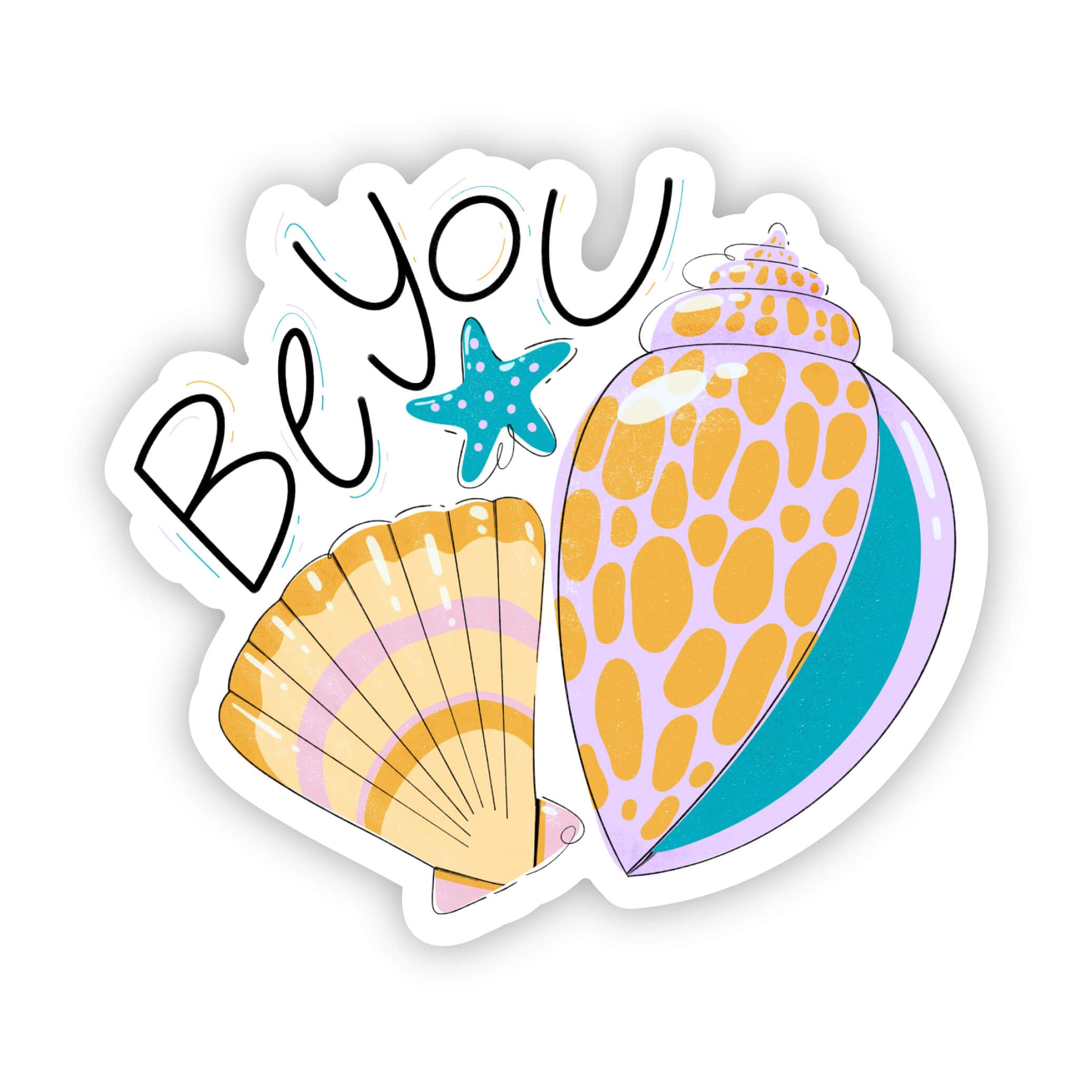  Be you sea shell sticker (summer & beach)、mySite、ghnorth