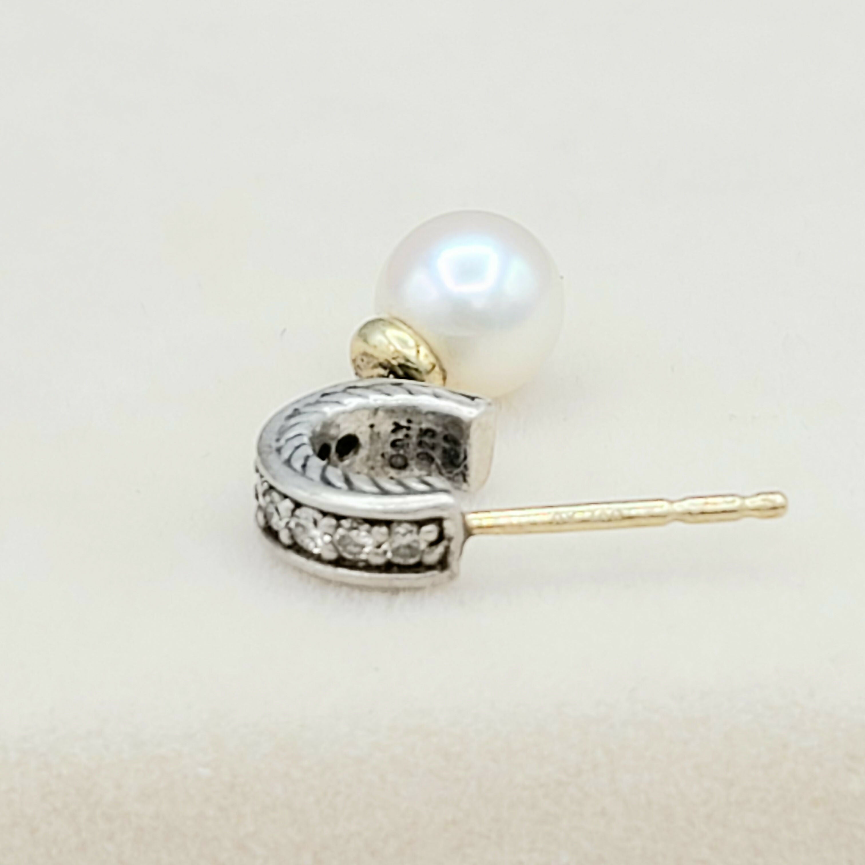 David Yurman Cable Drop Earrings Pearls & Diamonds、mySite、hinf8tx79