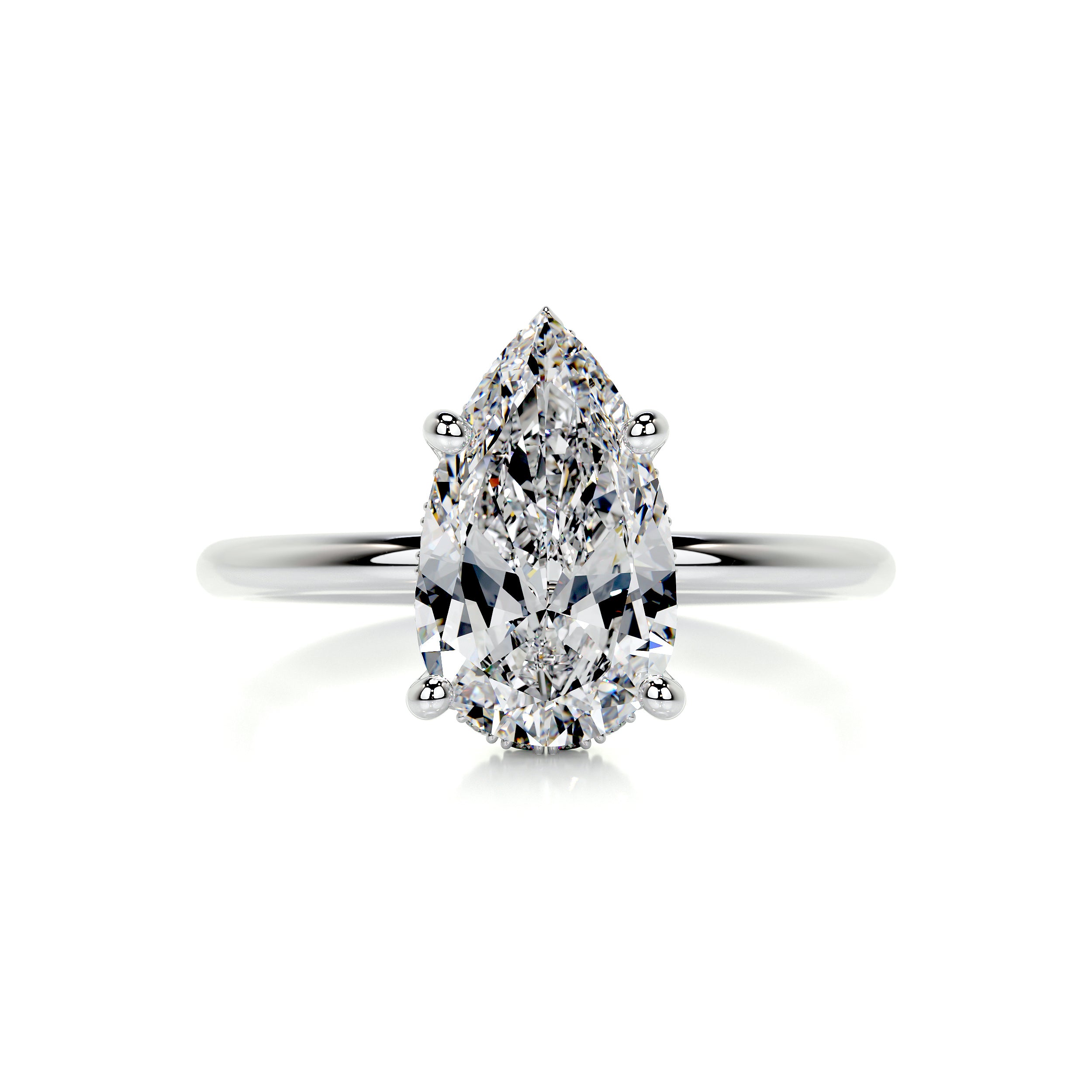 Willow Diamond Engagement Ring -14K White Gold、mySite、hinf8tx79