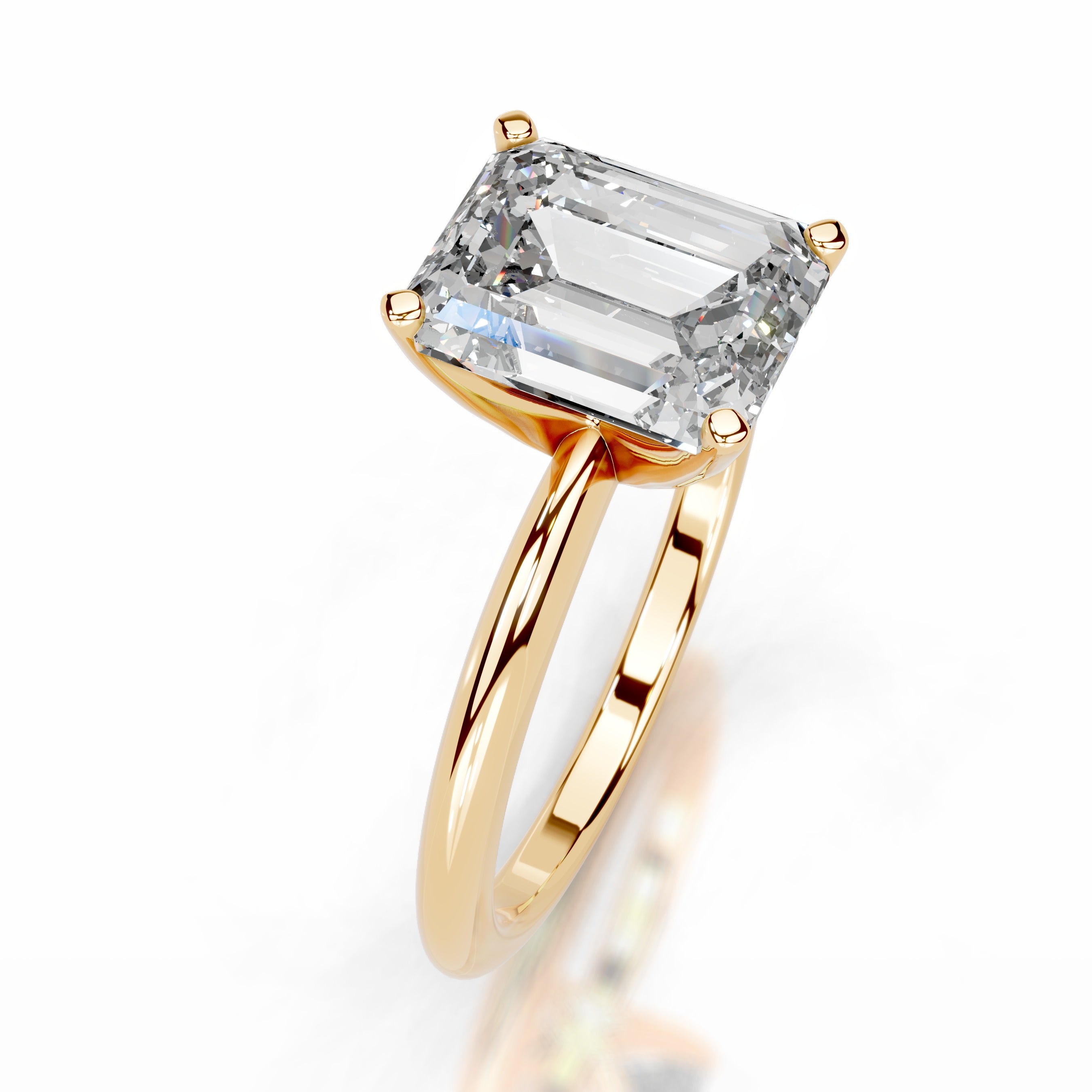 Philomena Diamond Engagement Ring - 18K Yellow Gold、mySite、hinf8tx79