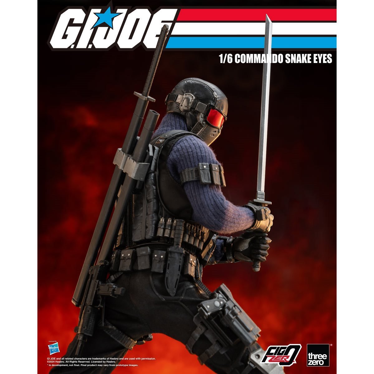 G.I. Joe FigZero Commando Snake Eyes (1/6 Scale)、mySite、hgirdovlk
