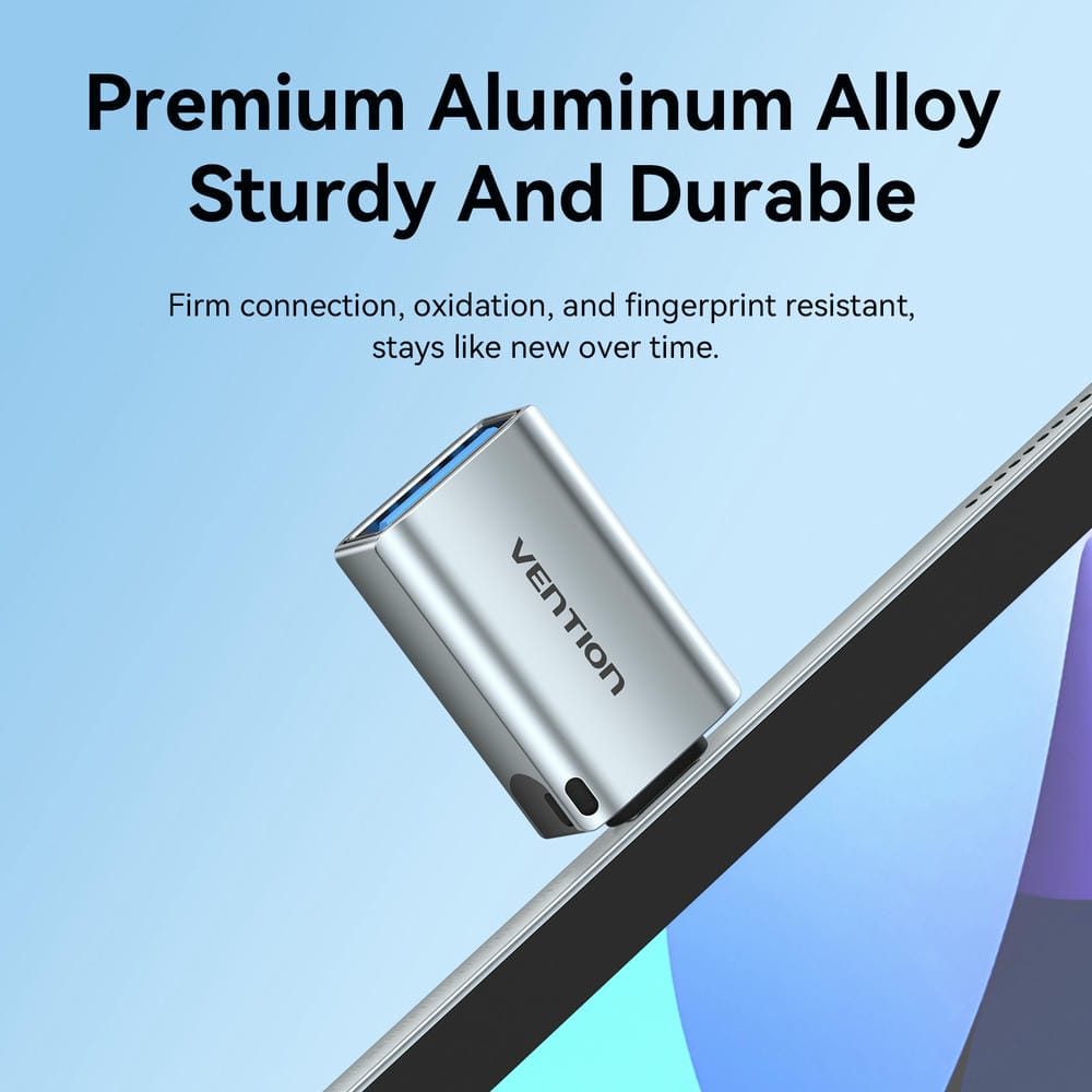 Vention USB-A Female to Lightning Male OTG Adapter、mySite、fannypackpong