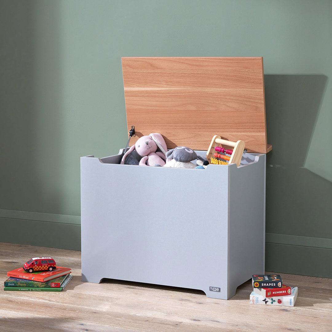  Tutti Bambini Rio Toy Box - Dove Grey/Honey Oak、mySite、merchandisen