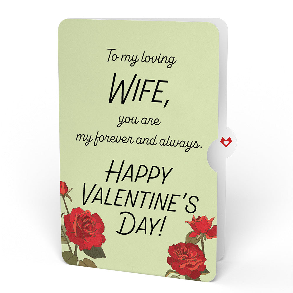 I Love You Roses Valentine Pop-Up Card and Sentiment Set for Wife、mySite、solidvoid