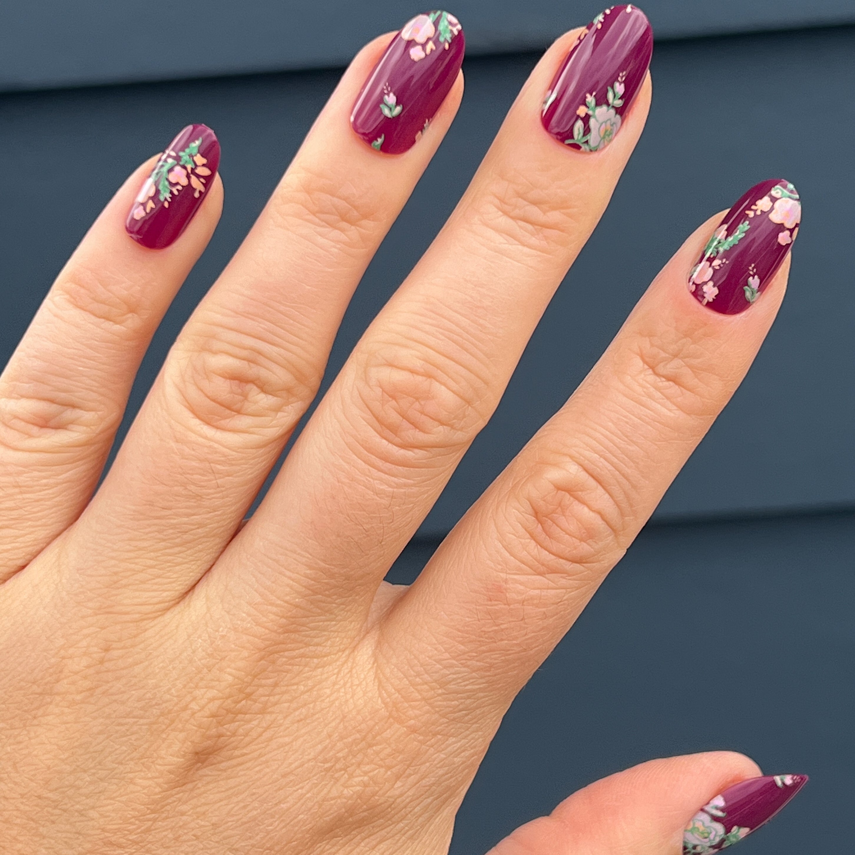 Fall Micro Floral | Oval | Medium、mySite、solidvoid