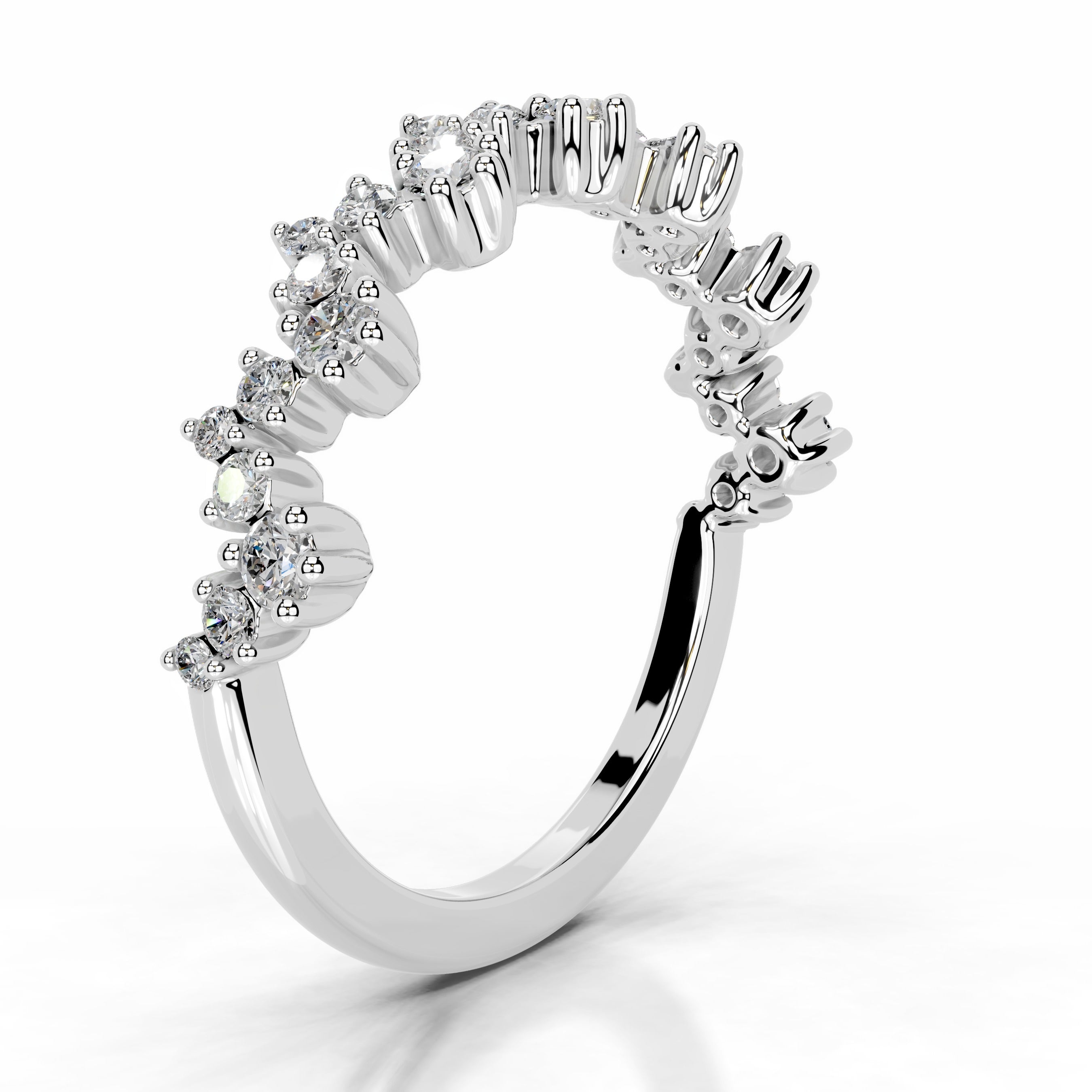 Julane Diamond Wedding band - 14K White Gold、mySite、hinf8tx79