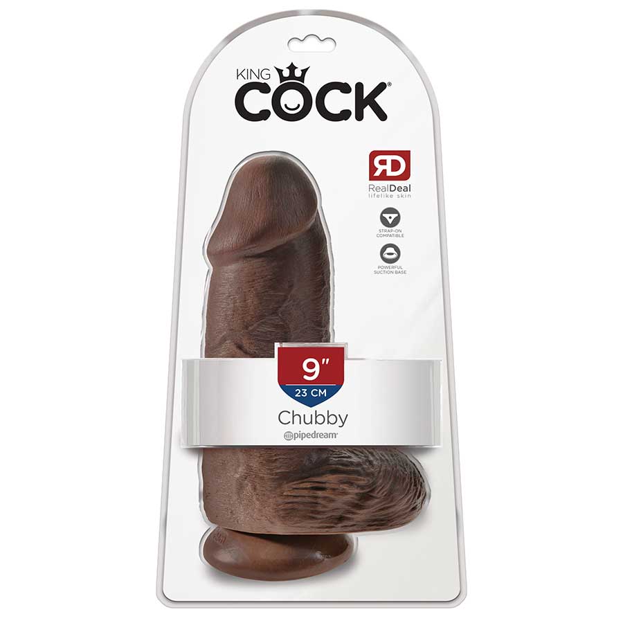 King Cock Chubby 9 Inch Dildo | Massive Suction Cup Dildo for Anal、mySite、bottomscart