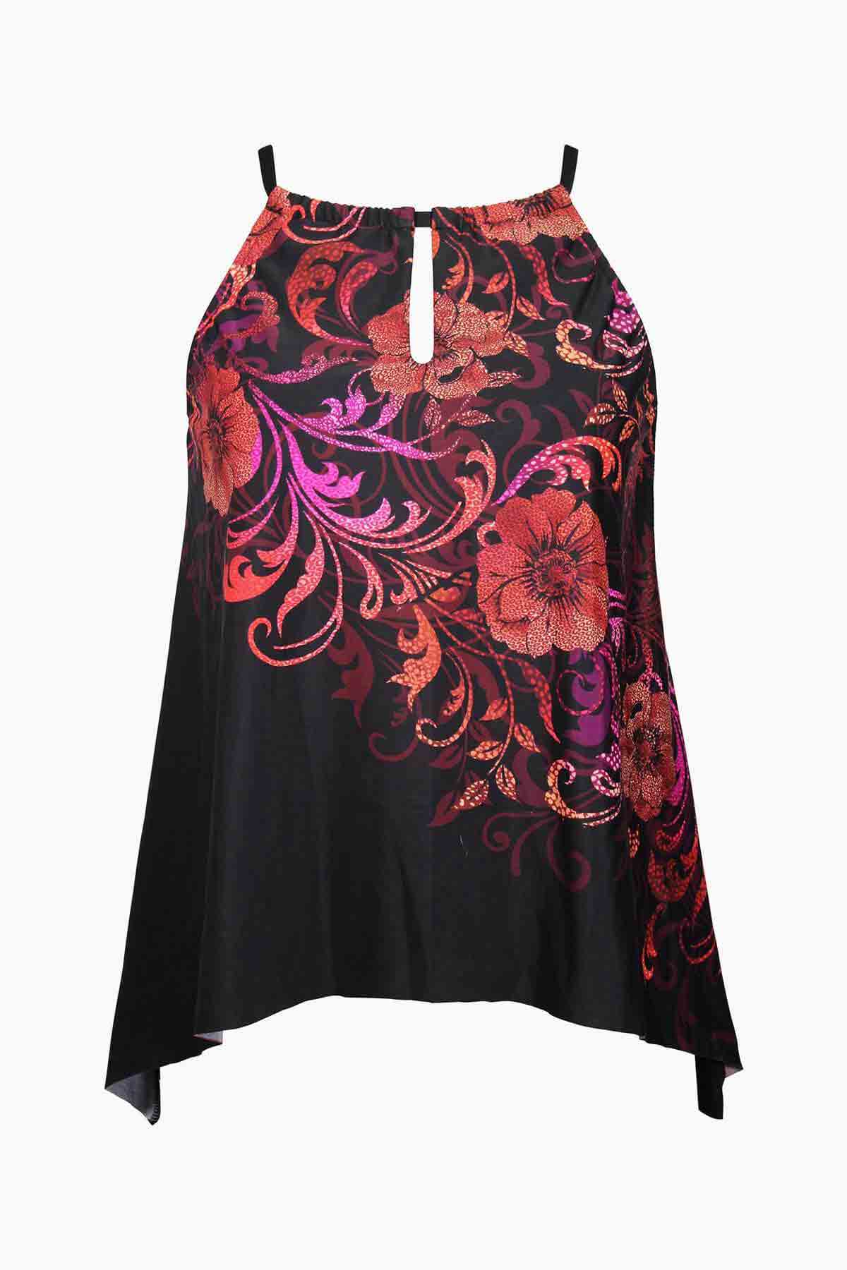  Peephole Tankini Top in Poppy、mySite、justintrudeaud