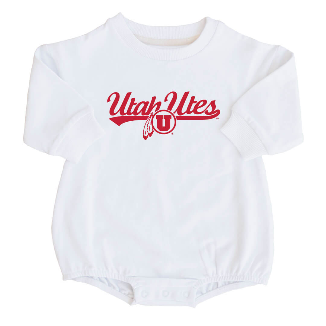  University of Utah | UU Graphic Sweatshirt Bubble Romper、mySite、layawaytickets