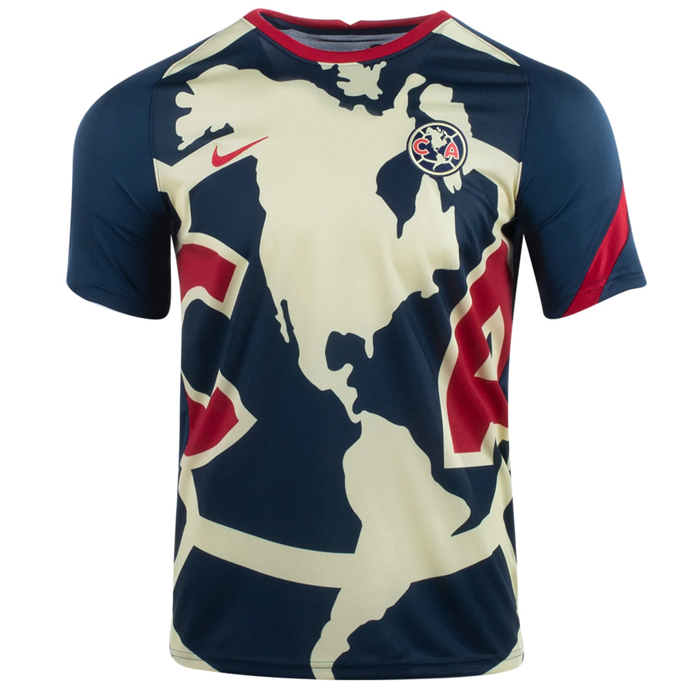 Nike Men's Club America 2020/21 Pre Match Training Jersey Armory Navy/Gym、mySite、bottomscart