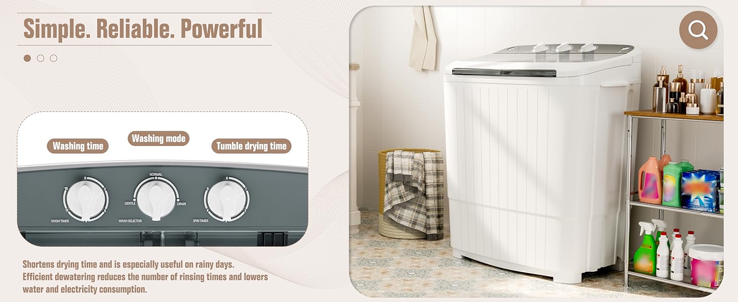mini washing machine portable washer dryer combo clothes portable washing