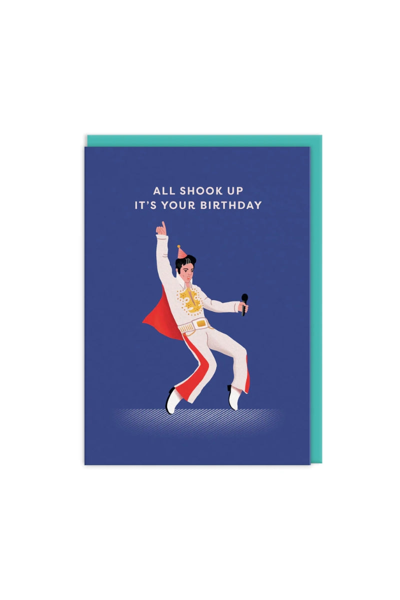 Elvis All Shook Up Birthday Card、mySite、hinf8tx79